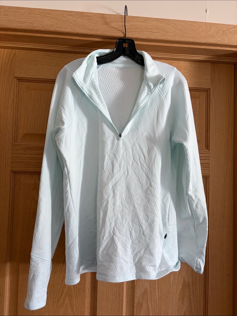 DSG Pale Mint Half-Zip Pullover
